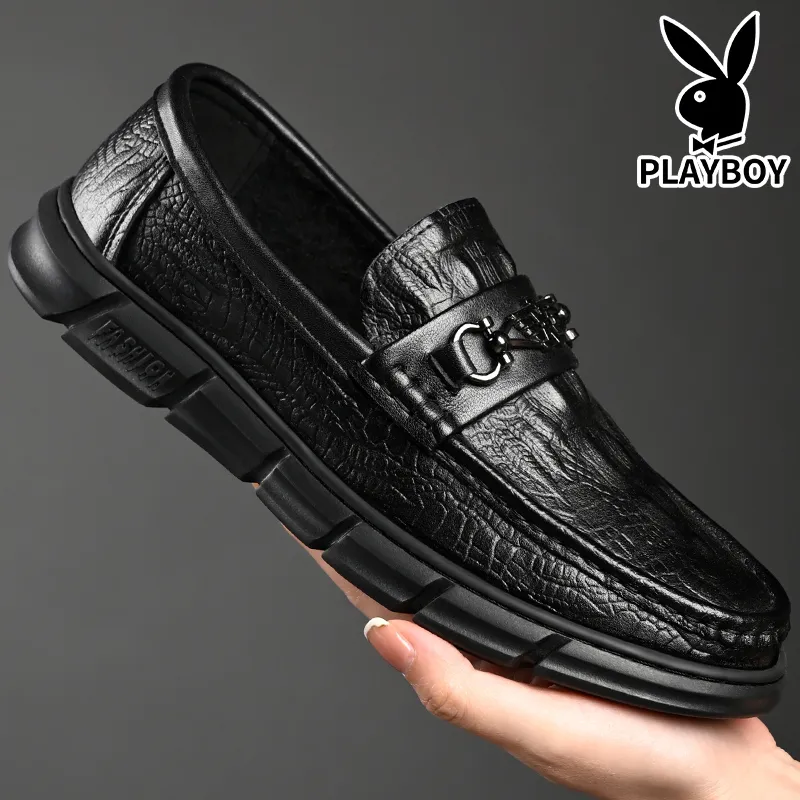 Playboy Loafers Men Black-8