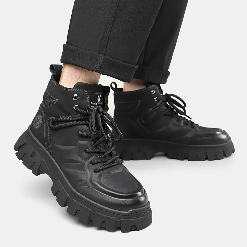 Playboy Playboy Short Martin Boot 4.5cm Men's-4