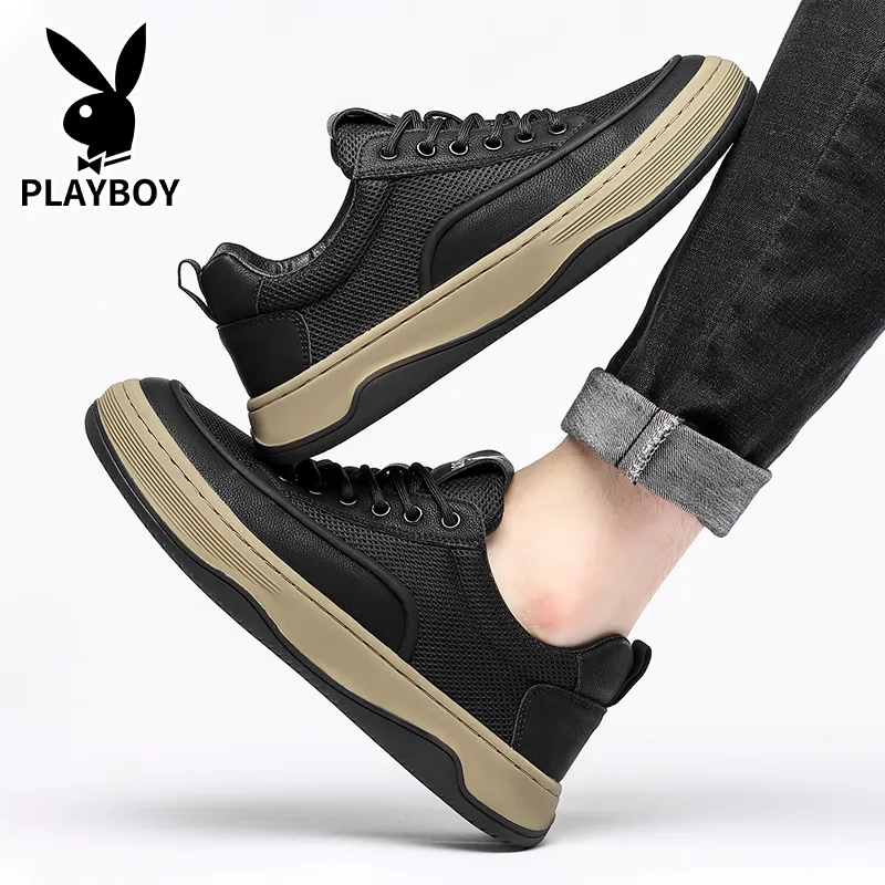 Playboy Playboy Cushioning Lightweight Breathable Skateboard Shoes Men's-4