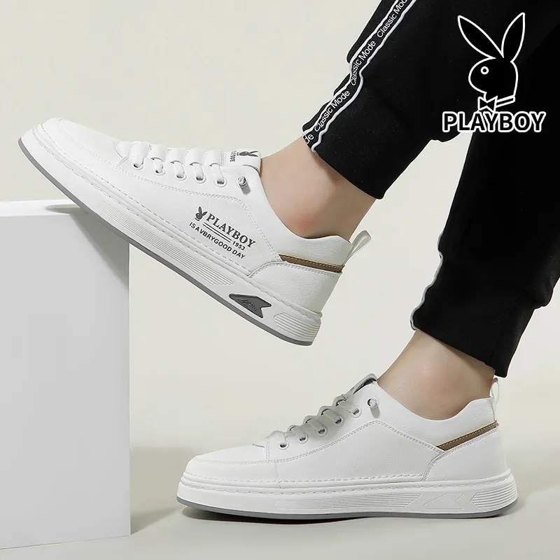 Playboy Playboy Wear-Resistant Water-Resistant Slip-Resistant Low-Top Skateboard Shoes Men's-7