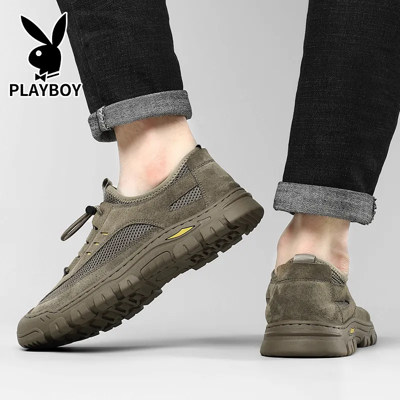 Playboy Playboy River Trekking Shoes Men's Khaki-1