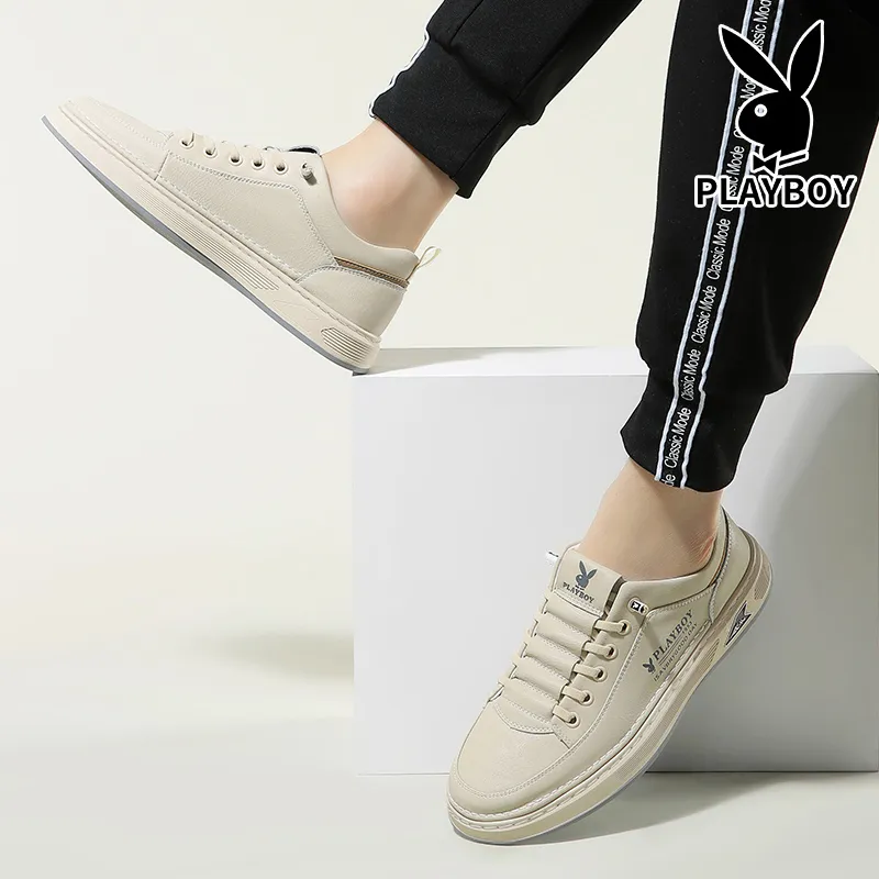 Playboy Playboy Wear-Resistant Water-Resistant Slip-Resistant Low-Top Skateboard Shoes Men's-11