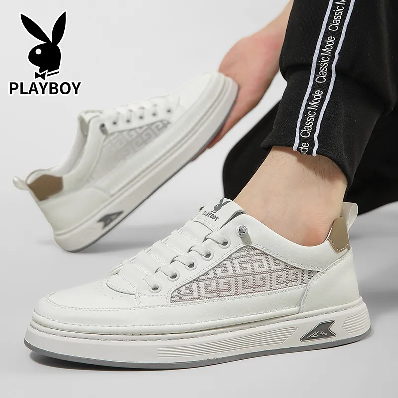 Playboy Playboy Lightweight Breathable Moisture Wicking Low Top Skateboard Shoes Men's-2