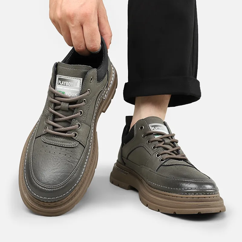 Playboy Wear Resistant Low Top Casual Shoes Men's-2