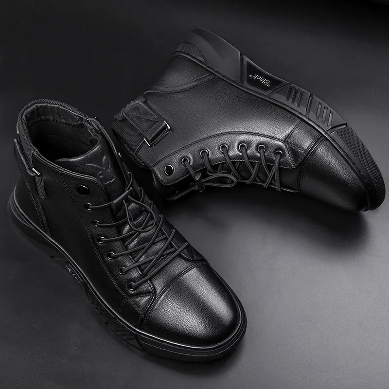 Playboy Playboy Ankle Boots Men's Black-4