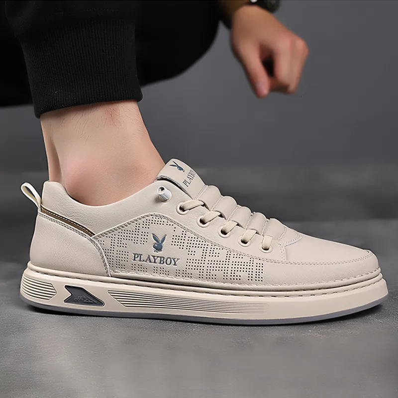 Playboy Playboy Breathable Low-Top Skateboard Shoes Men's-13