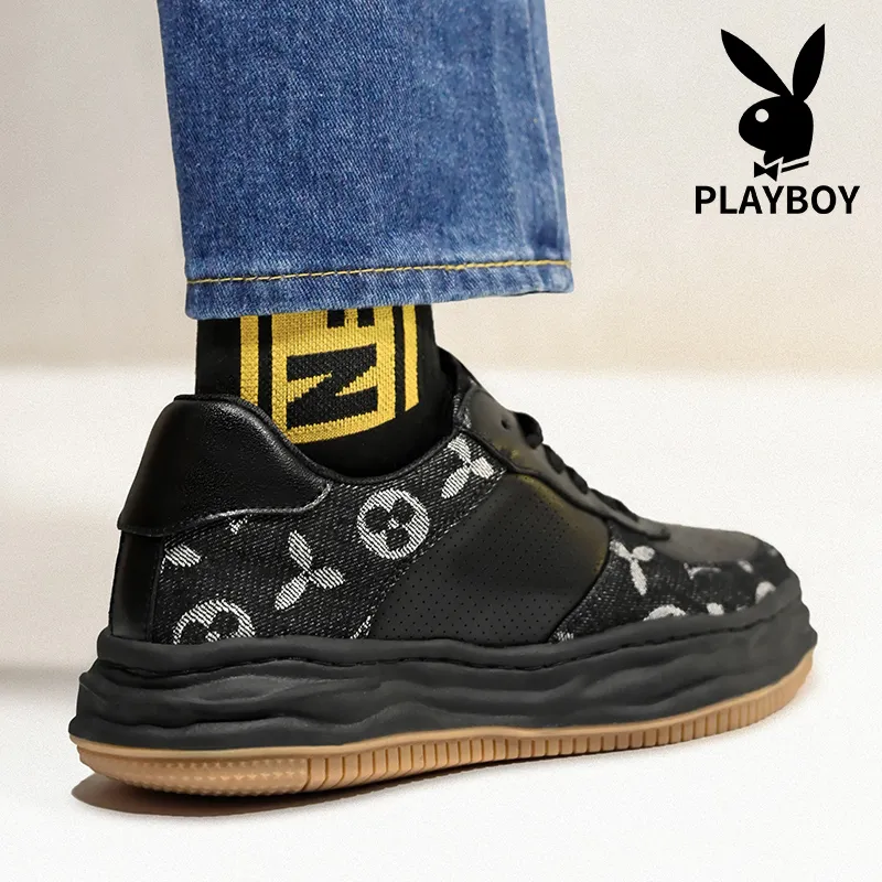 Playboy Playboy Slip Resistant Coverage Low Top Skateboard Shoes Men's-5