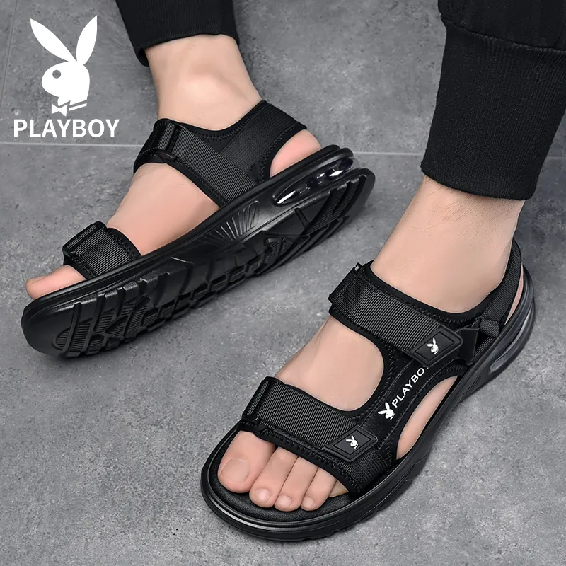 Playboy Playboy Sports Soft Soled Sandals With Outer Sandals Men's-4