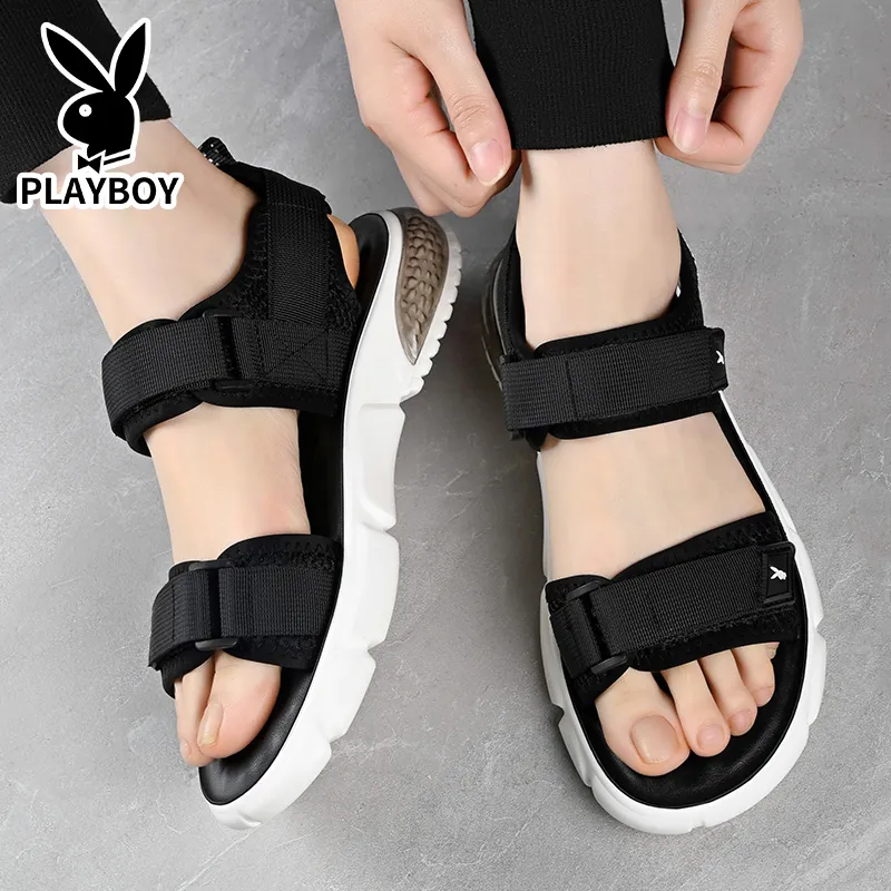 Playboy Playboy Beach Sandals Men's Black-18