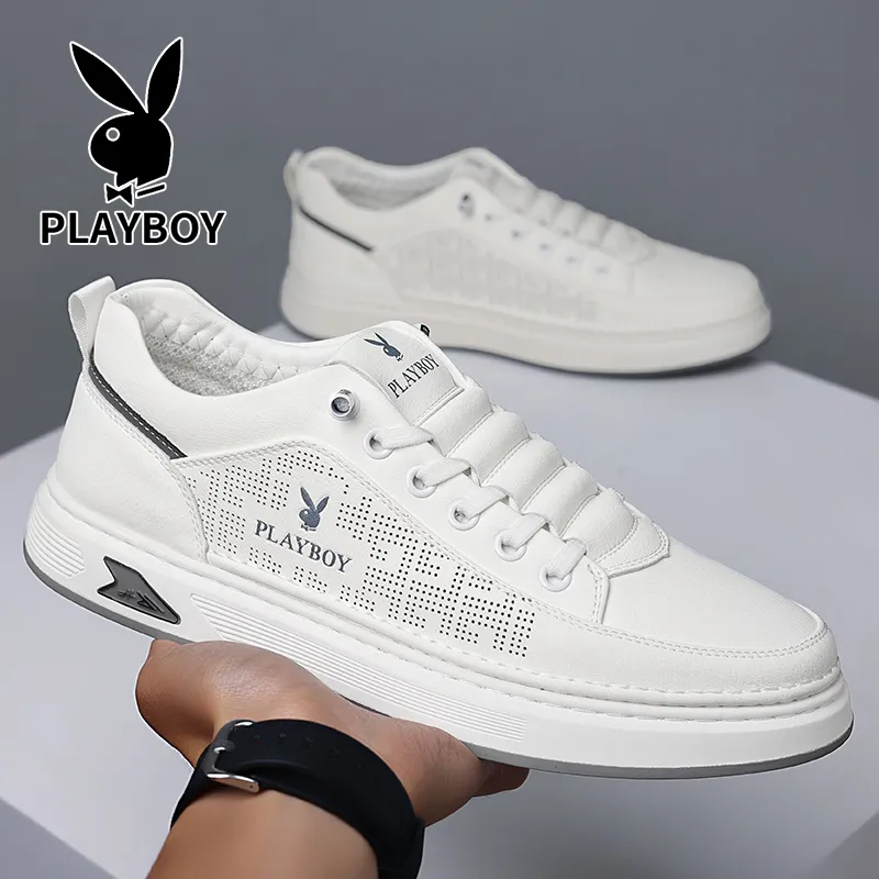 Playboy Playboy Breathable Low-Top Skateboard Shoes Men's-2
