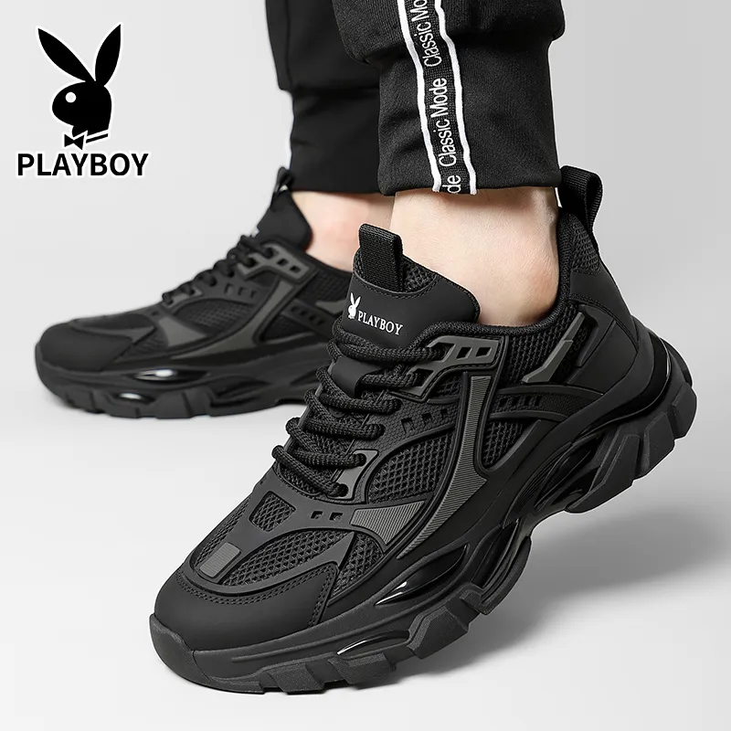 Playboy Breathable Low Top Chunky Sneakers Men's-10