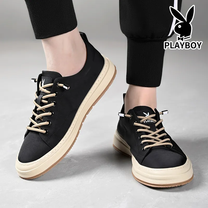 Playboy Playboy Breathable Coverage Lightweight Low-Top Canvas Shoes Men's-8