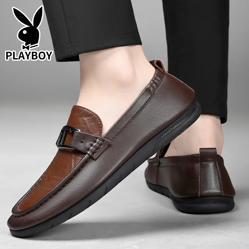 Playboy Loafers Men Black/Brown-5