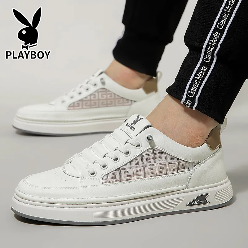 Playboy Playboy Lightweight Breathable Moisture Wicking Low Top Skateboard Shoes Men's-6