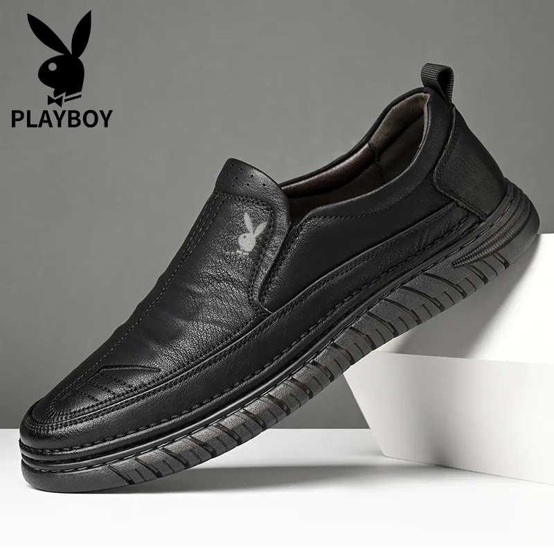 Playboy Playboy Men's Business Leather Shoes Men's-2