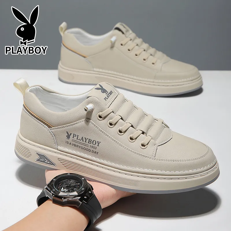 Playboy Playboy Wear-Resistant Water-Resistant Slip-Resistant Low-Top Skateboard Shoes Men's-9