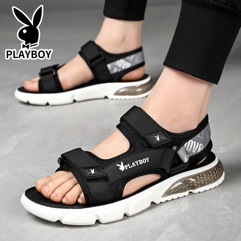 Playboy Playboy Beach Sandals Men's Black-5