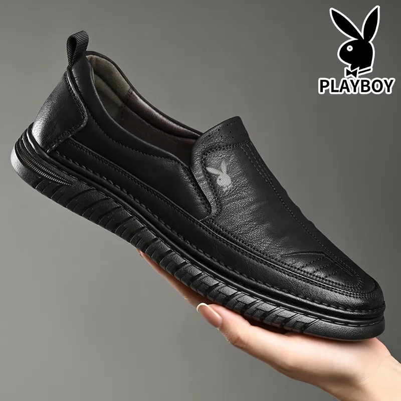 Playboy Playboy Men's Business Leather Shoes Men's-5
