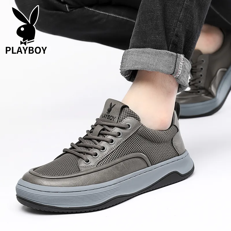 Playboy Playboy Cushioning Lightweight Breathable Skateboard Shoes Men's-15