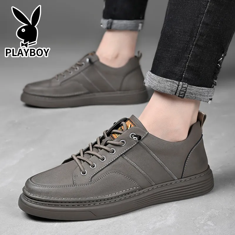 Playboy Playboy Cushioning Wear-Resistant Low-Top Skateboard Shoes Men's-1