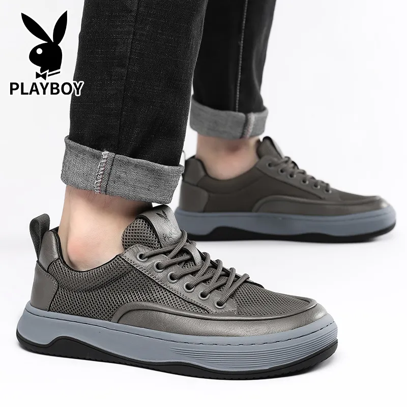 Playboy Playboy Cushioning Lightweight Breathable Skateboard Shoes Men's-12