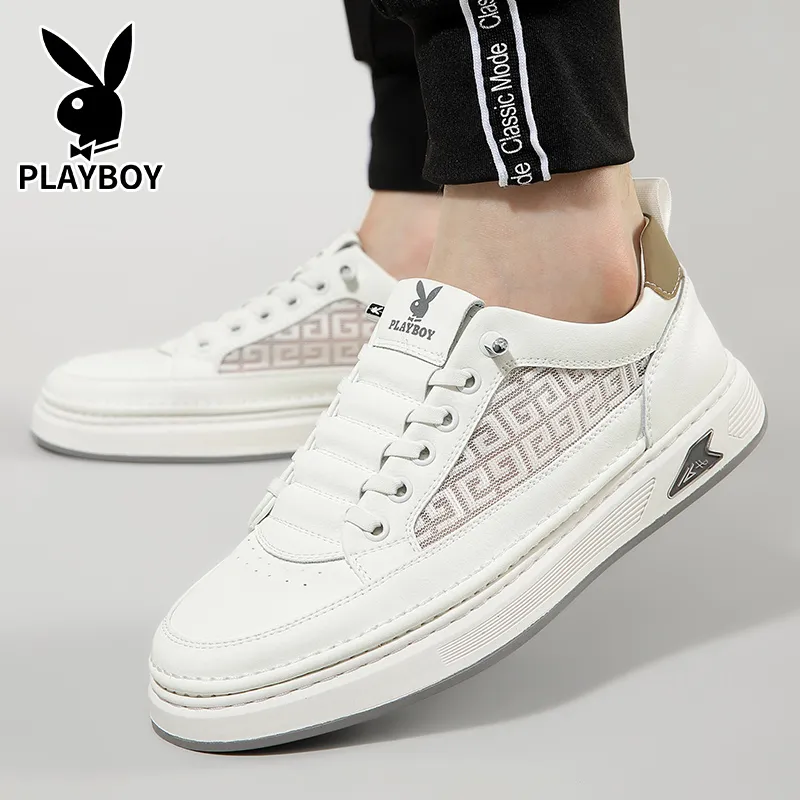 Playboy Playboy Lightweight Breathable Moisture Wicking Low Top Skateboard Shoes Men's-5