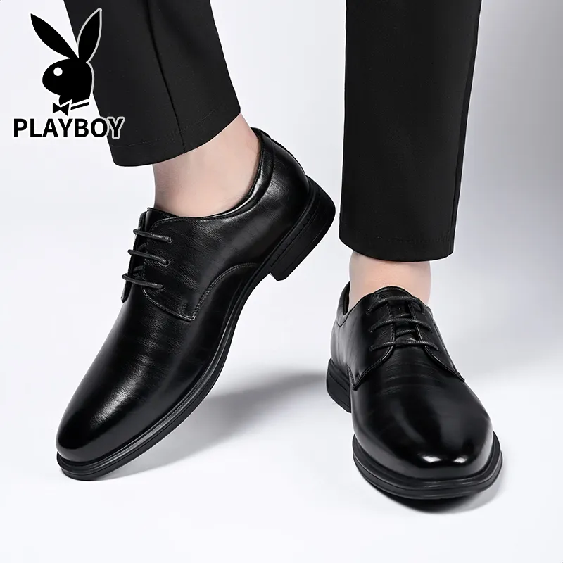 Playboy Dress Shoes Derby Shoes Men's Black-1