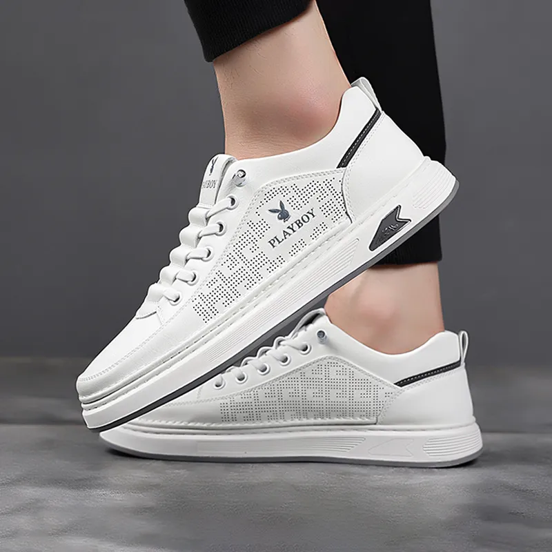 Playboy Playboy Breathable Low-Top Skateboard Shoes Men's-8
