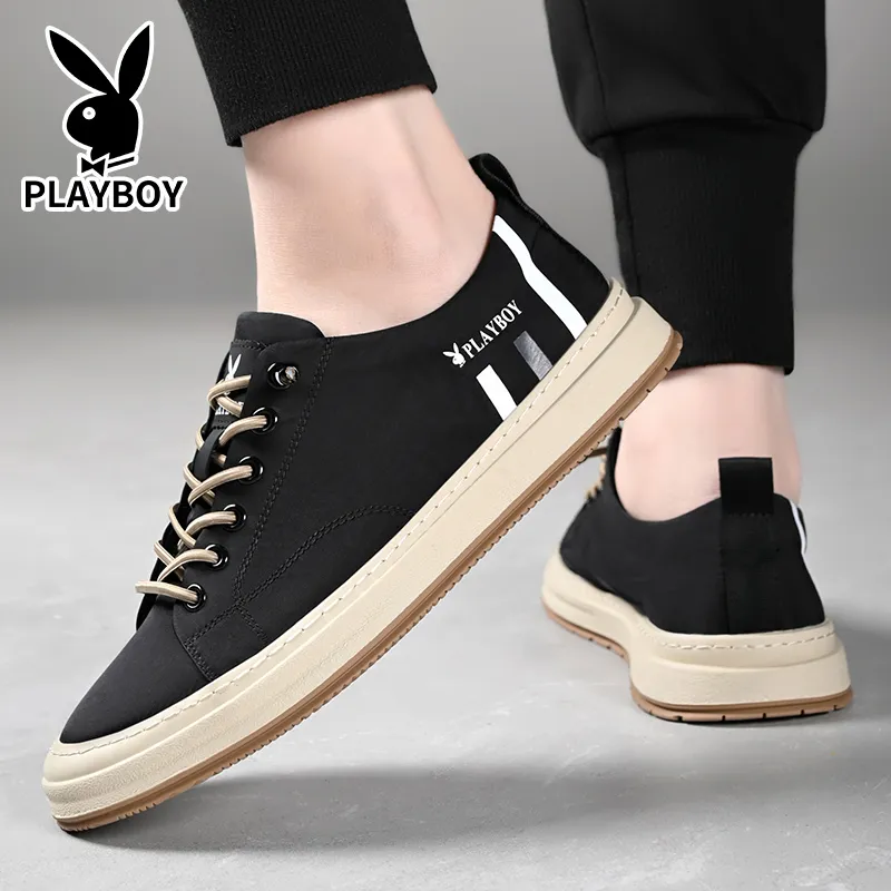 Playboy Playboy Breathable Coverage Lightweight Low-Top Canvas Shoes Men's-7