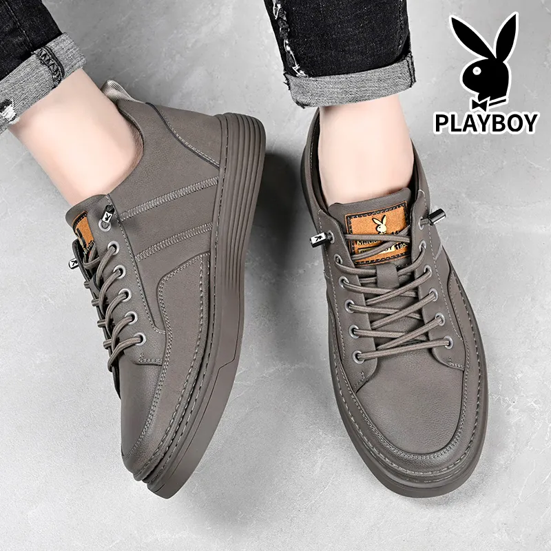 Playboy Playboy Cushioning Wear-Resistant Low-Top Skateboard Shoes Men's-3
