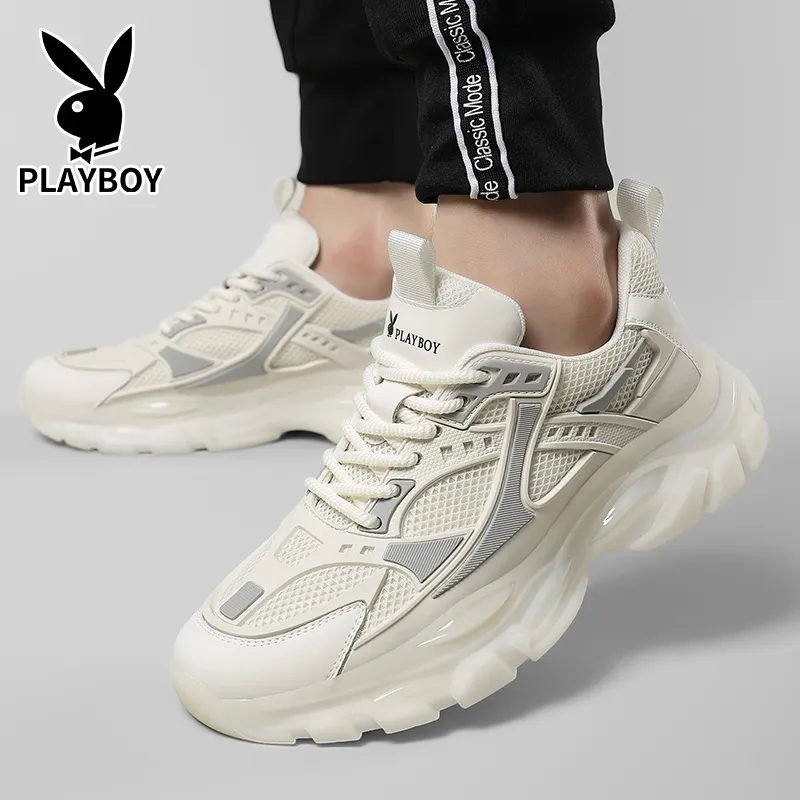 Playboy Breathable Low Top Chunky Sneakers Men's-2