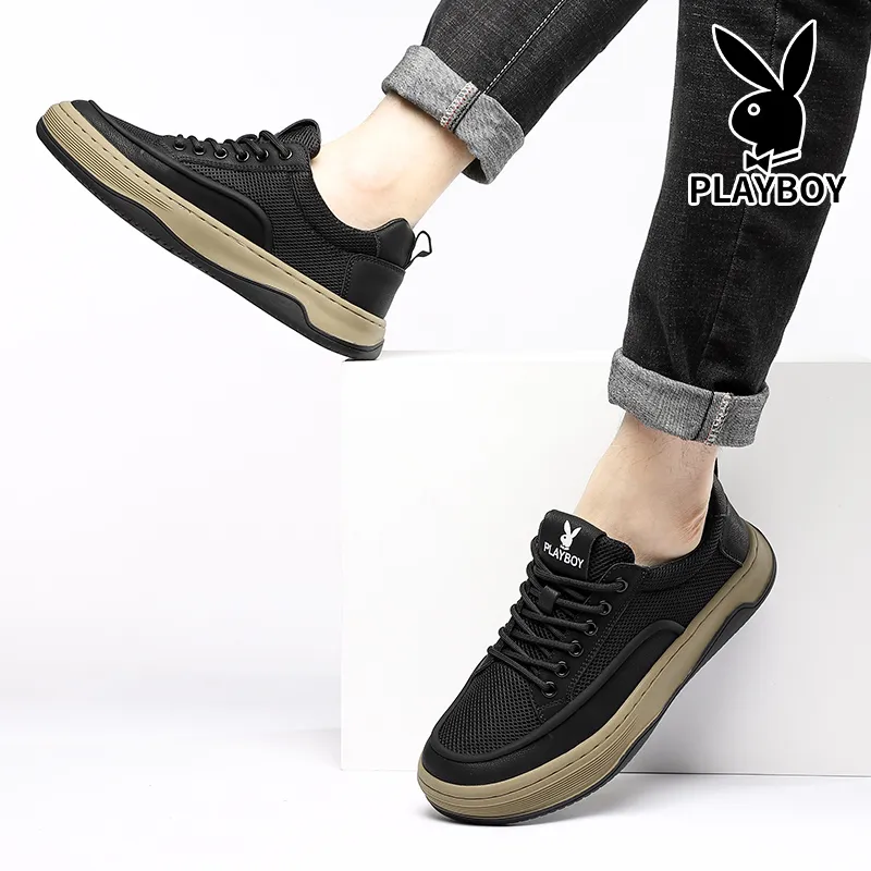 Playboy Playboy Cushioning Lightweight Breathable Skateboard Shoes Men's-5