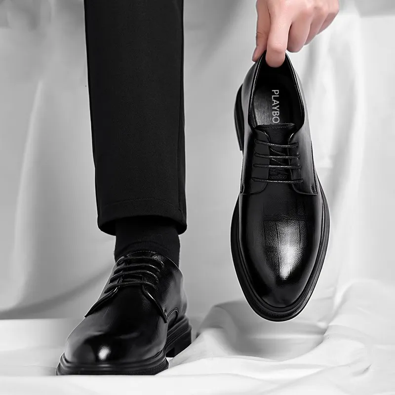 Playboy Playboy Dress Shoes Men's Black-3