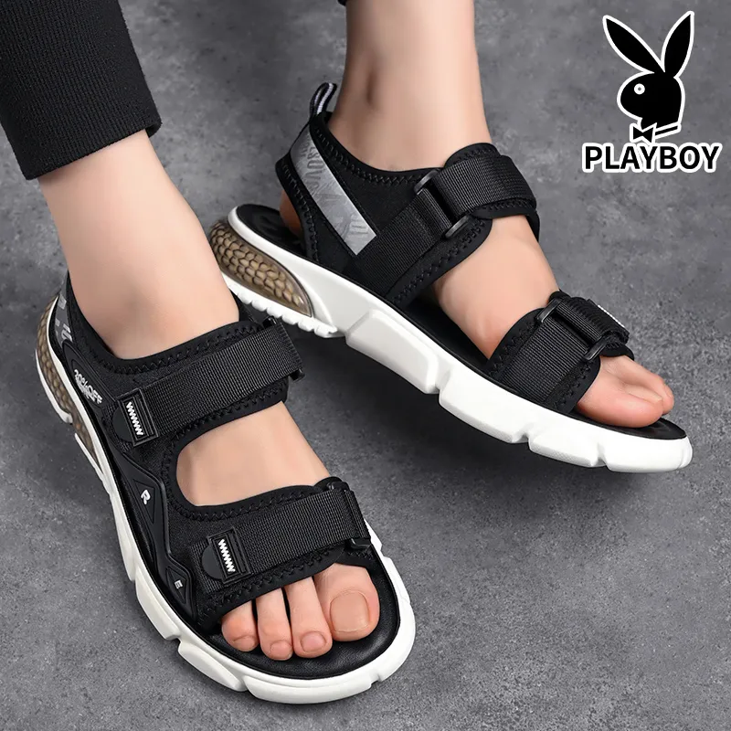 Playboy Playboy Beach Sandals Men's Black-6