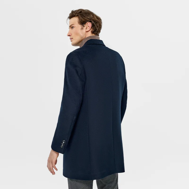 PIERRE CARDIN Coat Men's Navy Blue-3
