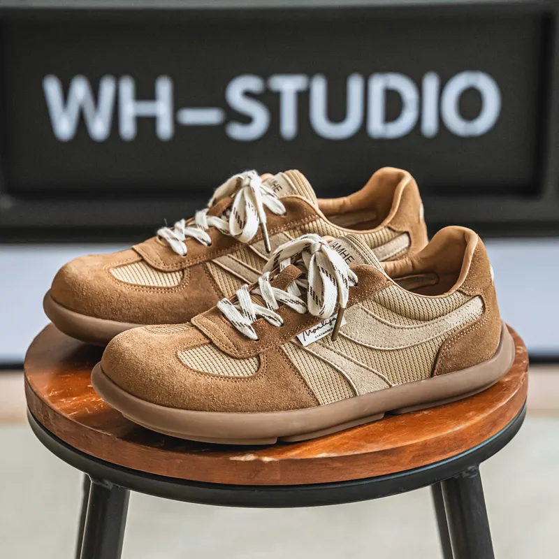 MUPPLE Slip Resistant, Abrasion Resistant, Breathable Low Top Casual Shoes Men's-1