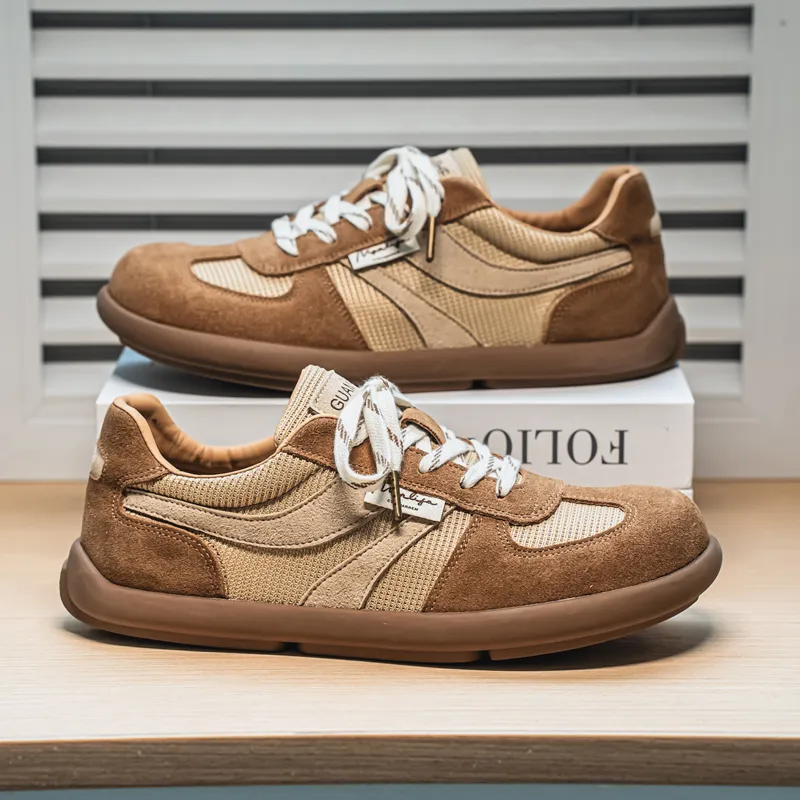 MUPPLE Slip Resistant, Abrasion Resistant, Breathable Low Top Casual Shoes Men's-3