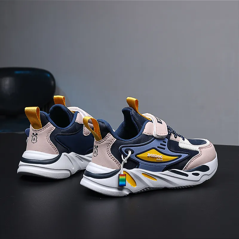 BOBDOG Anti Slip And Wear Resistant Rebound Water Resistant Low Top Kids Lifestyle Shoes Kids'-5