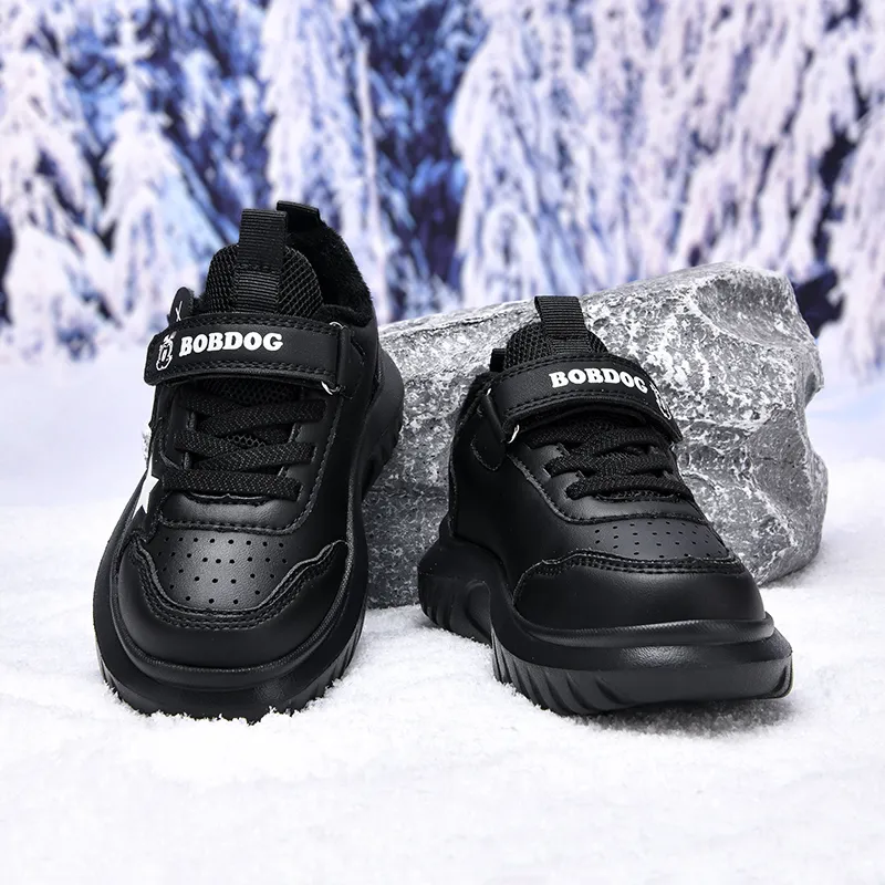 BOBDOG Slip Resistant, Abrasion Resistant, Waterproof, And Breathable Thermal Low Top Kids Lifestyle Shoes Kids'-19
