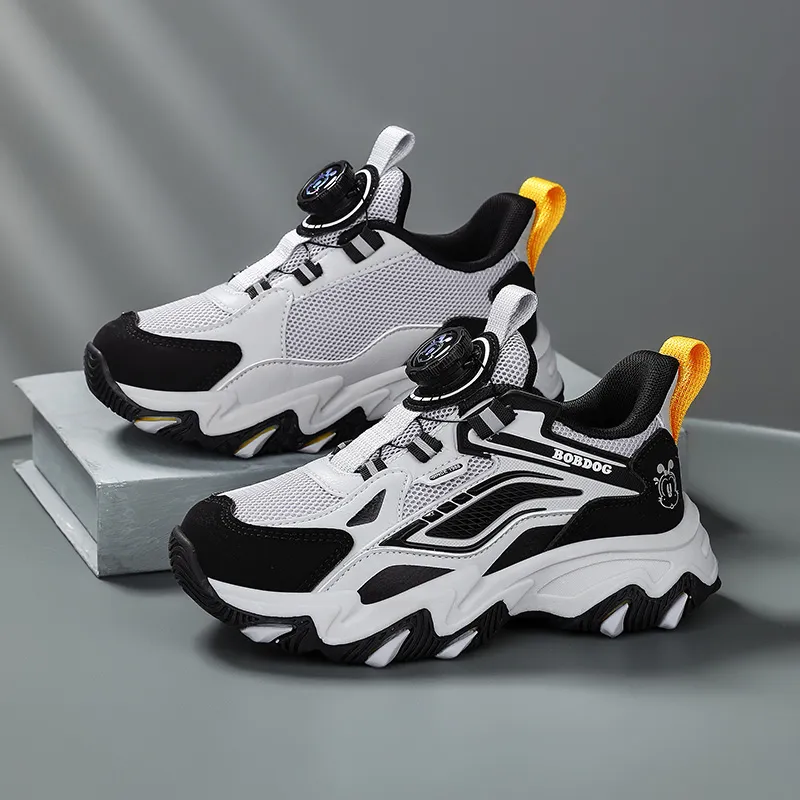 BOBDOG Slip Resistant Anti Kick Cushioning Abrasion Resistant Breathable Low Top Kids Lifestyle Shoes Kids'-19