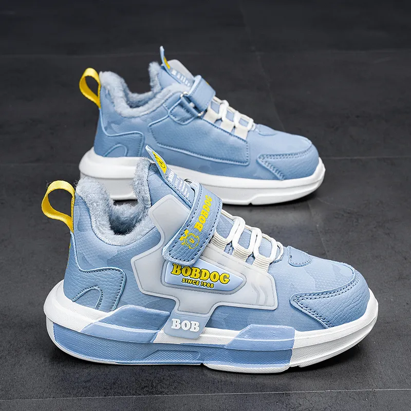 BOBDOG Anti Slip And Wear Resistant Rebound Water Resistant Warm Low Top Kids Lifestyle Shoes Kids'-20