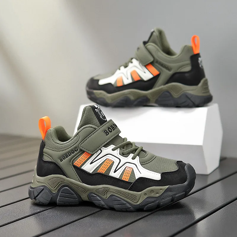 BOBDOG Slip Resistant Anti Kick Cushioning Wear Resistant Water Resistant Low Top Kids Lifestyle Shoes Kids'-15