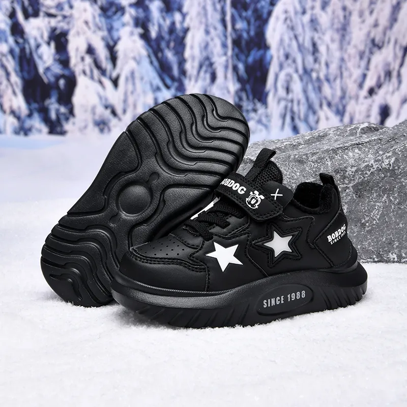 BOBDOG Slip Resistant, Abrasion Resistant, Waterproof, And Breathable Thermal Low Top Kids Lifestyle Shoes Kids'-20