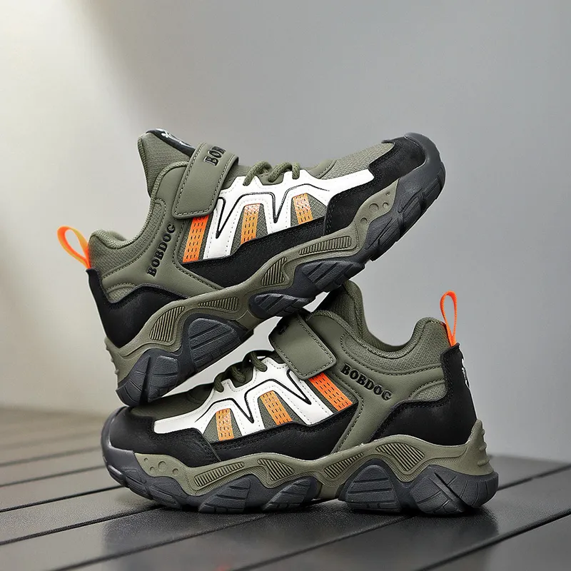 BOBDOG Slip Resistant Anti Kick Cushioning Wear Resistant Water Resistant Low Top Kids Lifestyle Shoes Kids'-18