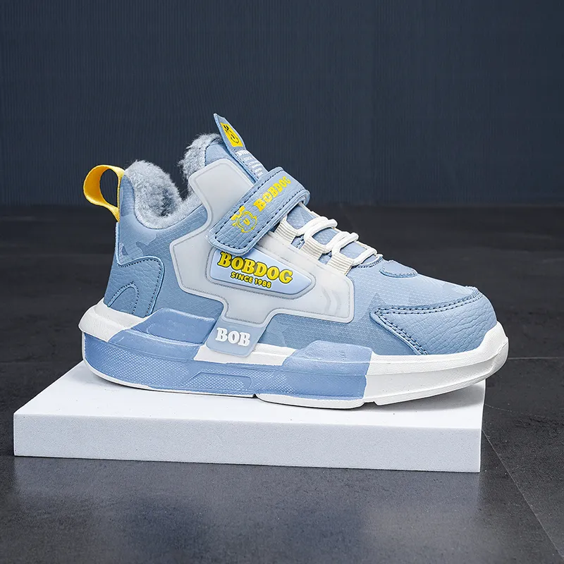 BOBDOG Anti Slip And Wear Resistant Rebound Water Resistant Warm Low Top Kids Lifestyle Shoes Kids'-18