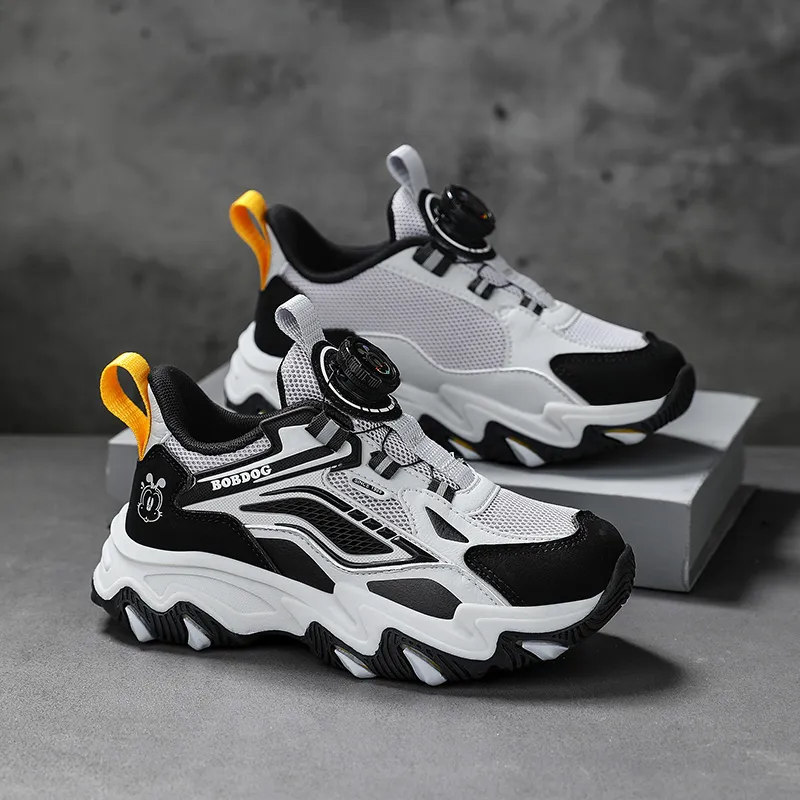 BOBDOG Slip Resistant Anti Kick Cushioning Abrasion Resistant Breathable Low Top Kids Lifestyle Shoes Kids'-16
