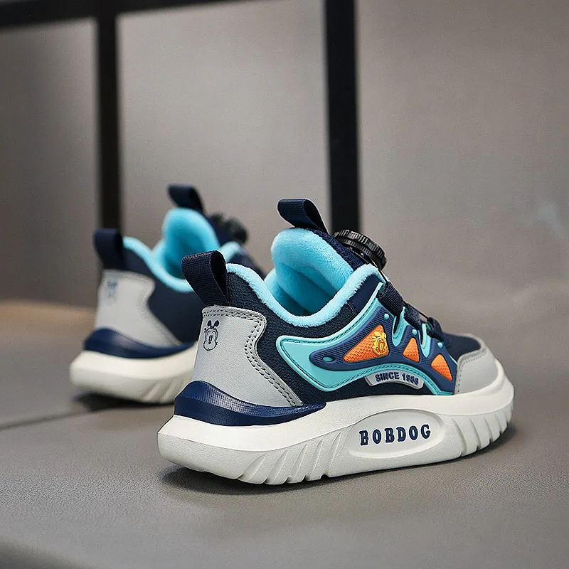 BOBDOG Slip Resistant Anti Kick Abrasion Resistant Waterproof Thermal Low Top Kids Lifestyle Shoes Kids'-5