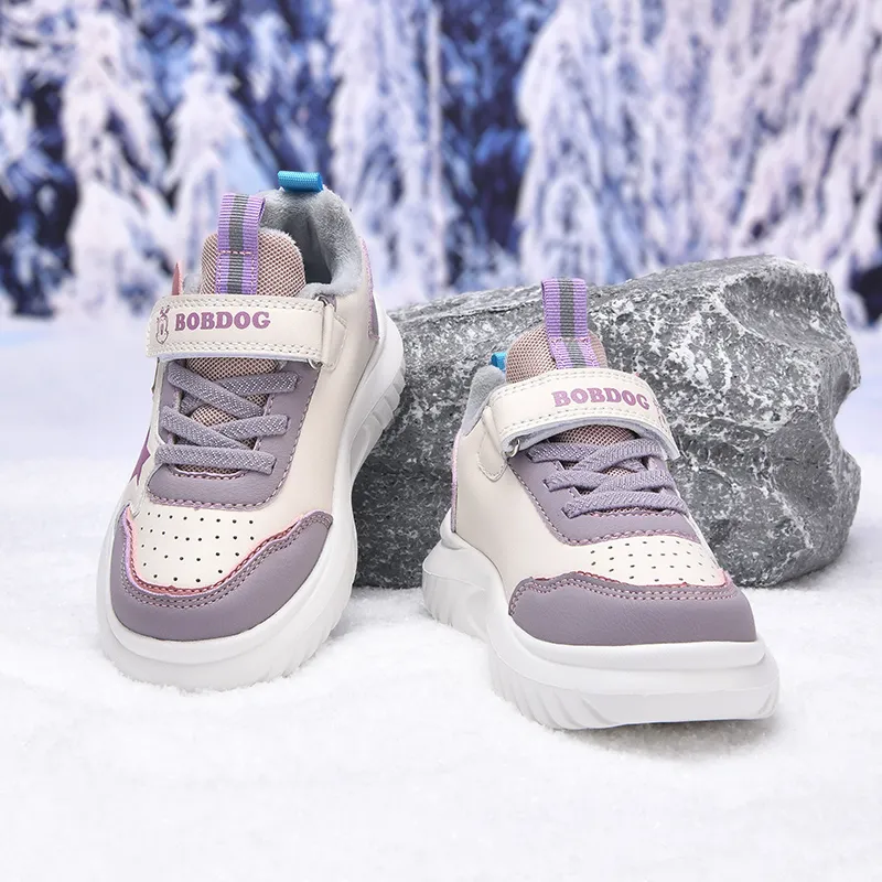 BOBDOG Slip Resistant, Abrasion Resistant, Waterproof, And Breathable Thermal Low Top Kids Lifestyle Shoes Kids'-5