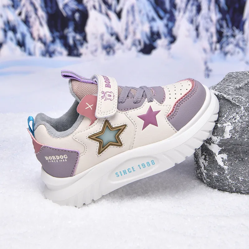 BOBDOG Slip Resistant, Abrasion Resistant, Waterproof, And Breathable Thermal Low Top Kids Lifestyle Shoes Kids'-4