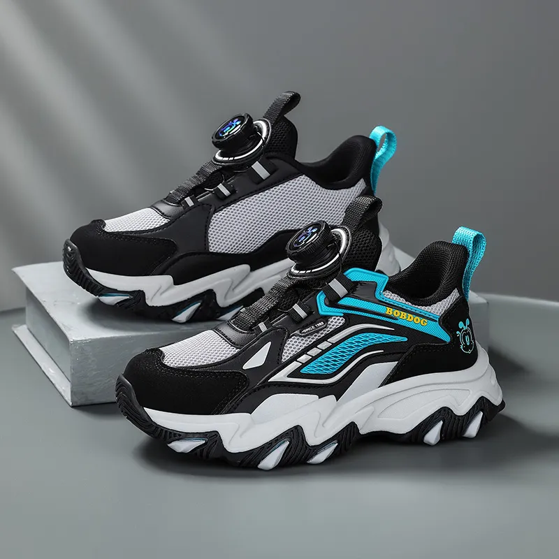 BOBDOG Slip Resistant Anti Kick Cushioning Abrasion Resistant Breathable Low Top Kids Lifestyle Shoes Kids'-12